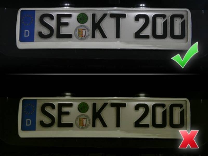 LED skiltlys-pakke VW Touareg 7P