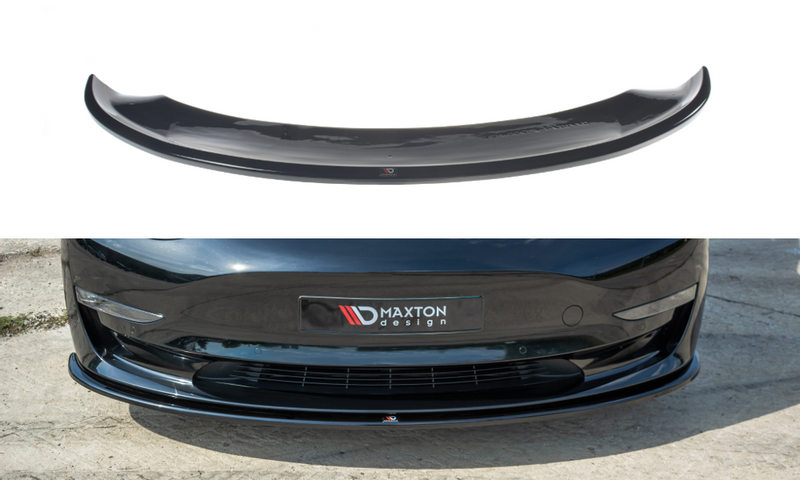 Front splitter / spoiler Tesla Model 3 - Maxton Design