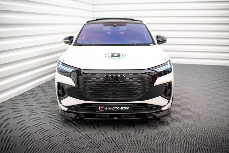 Fremre splitter / spoiler V.1 - Audi Q4 e-tron Sportback 