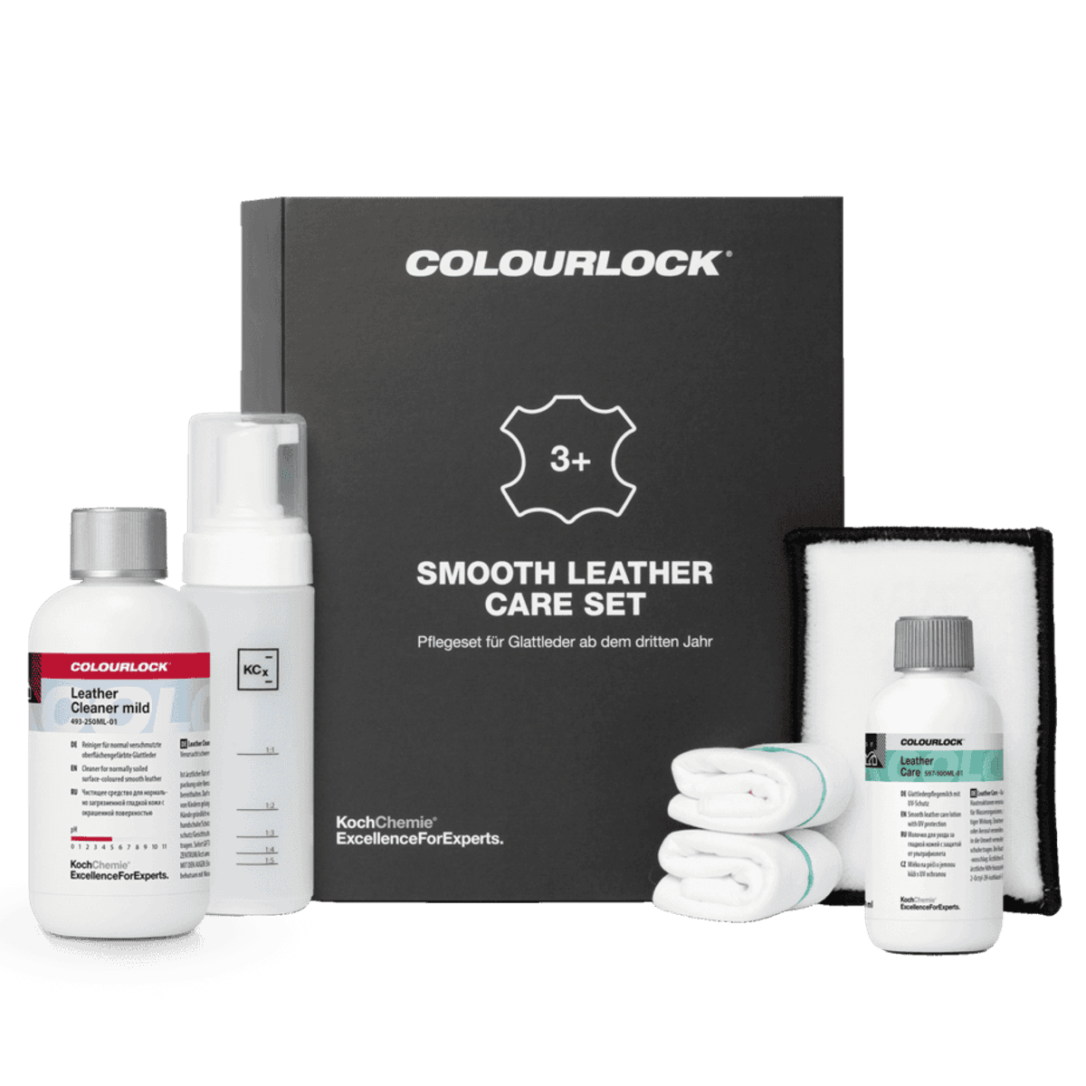 Smooth Leather Care Kit (mild) - Colourlock