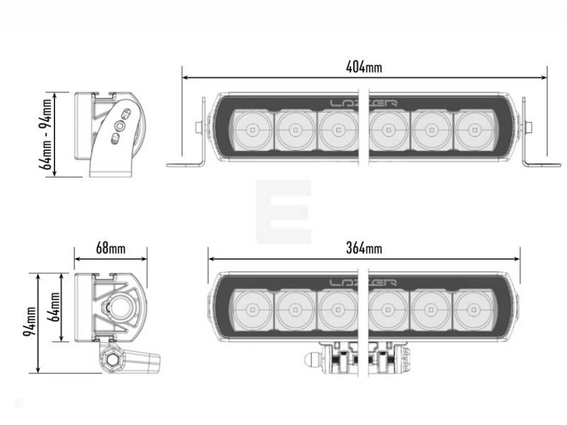 Lazer LED ST-8 EVO- E-merket