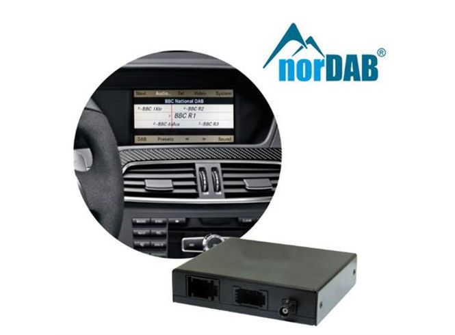 Hovedbilde norDAB Premium DAB-integrering Mercedes