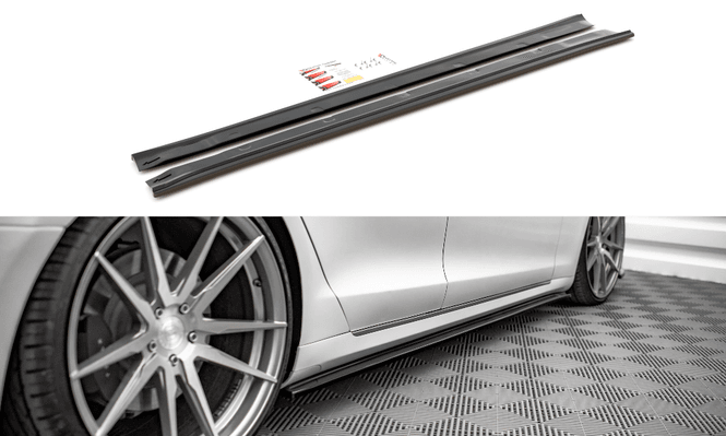 Hovedbilde Sideskjørt Tesla Model S facelift - Maxton design