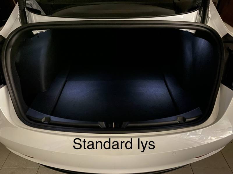 LED strip Trunk - Tesla Model 3