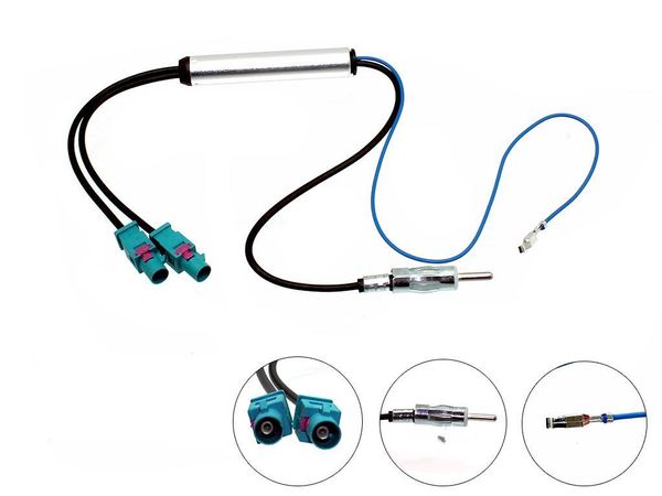 Hovedbilde Connects2 Antenneadapter (FM) 2 x fakra til DIN (