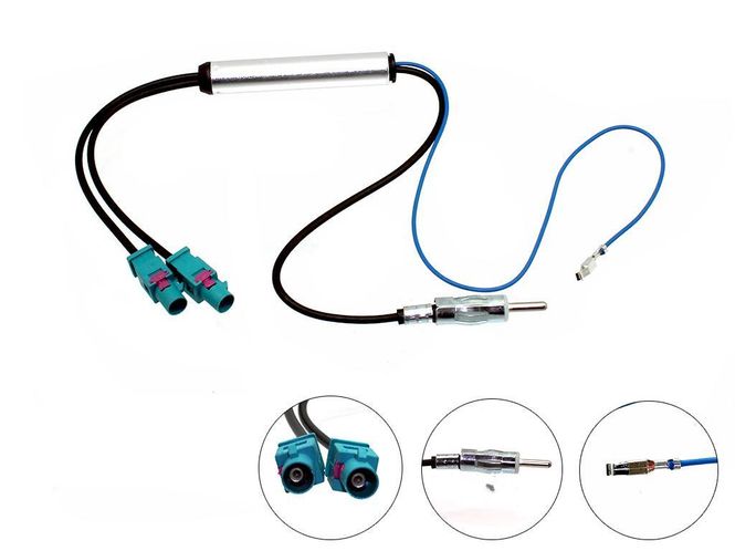Main Image Connects2 Antenneadapter (FM) 2 x fakra to DIN (