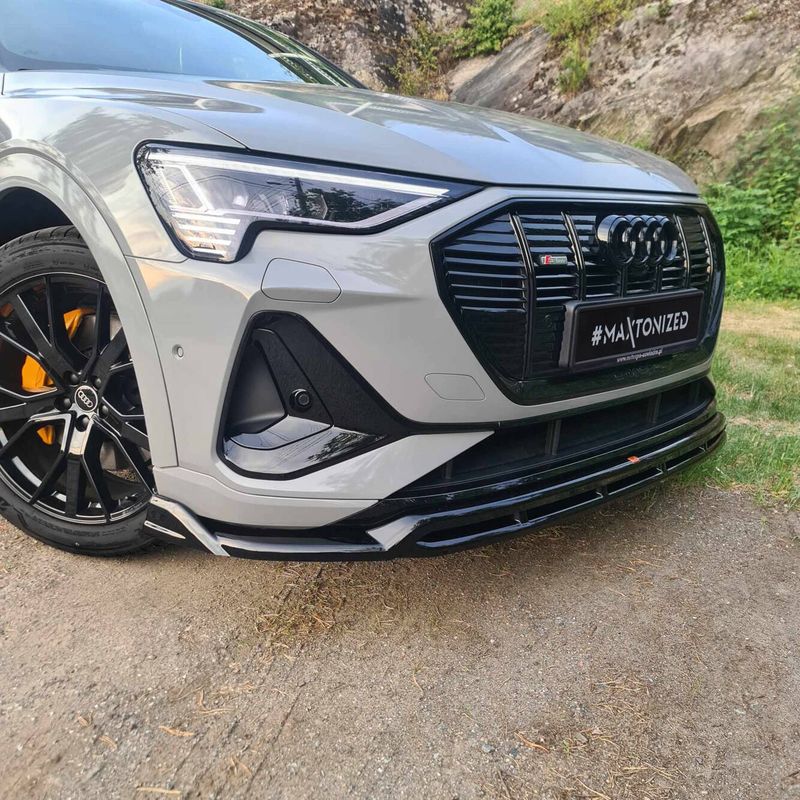 Fremre splitter / spoiler - Audi e-tron S-Line - Maxton Design