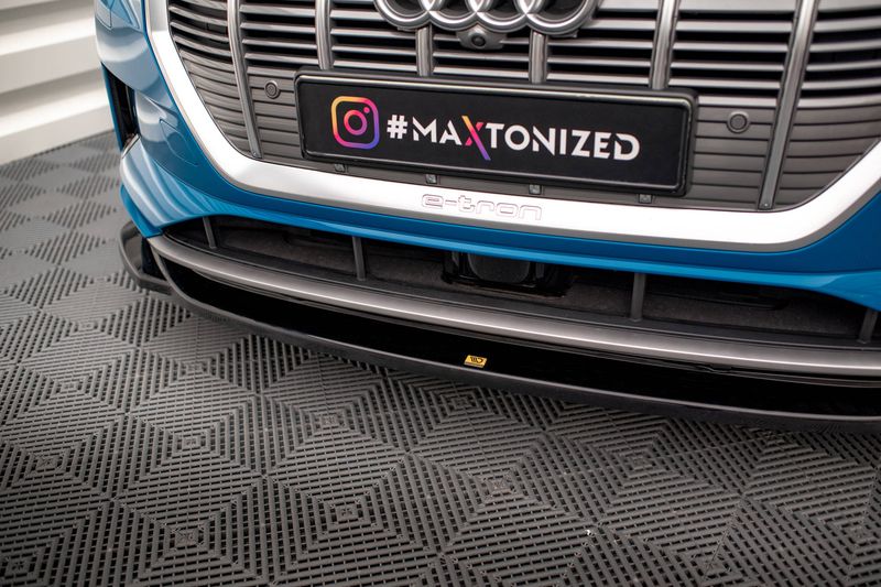 Fremre splitter / spoiler V.1 - Audi e-tron - Maxton Design