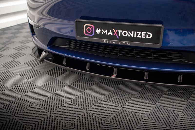 Fremre splitter / spoiler V.1 Tesla Model Y - Maxton Design