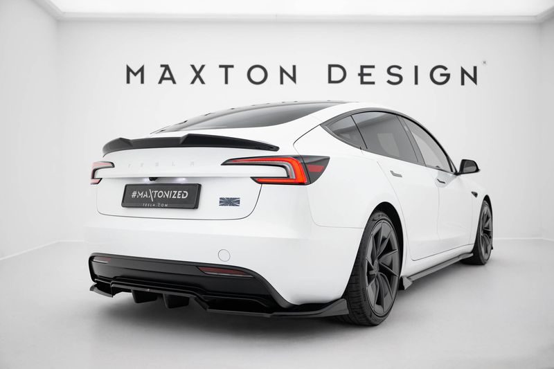 Bakre diffusor/splitter V.1 - Tesla Model 3 Performance - Maxton