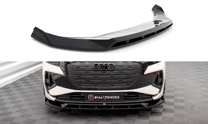 Main Image Fremre splitter / spoiler V.2 - Audi Q4 e-tron Sportback 