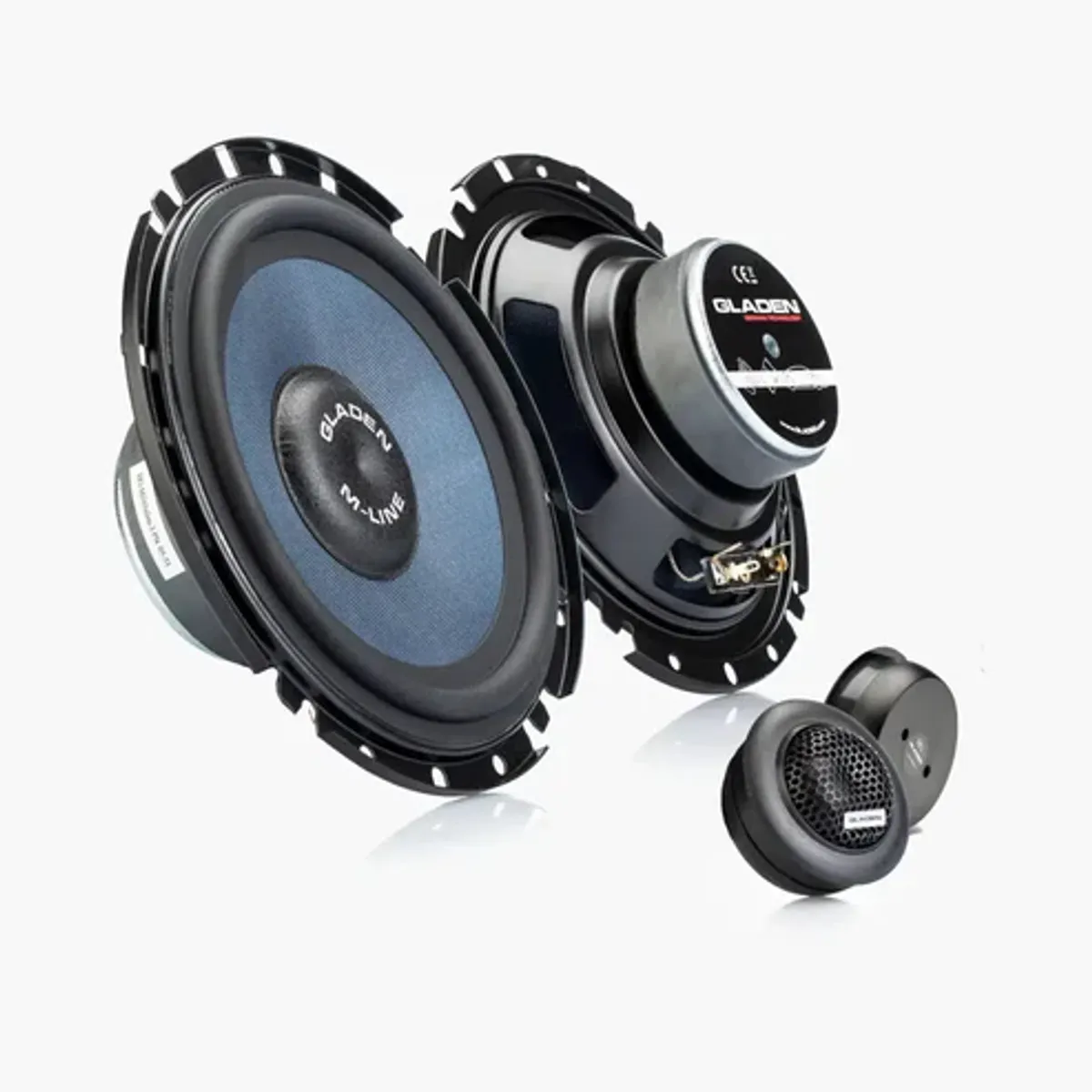 Gladen M 165 Slim 2-way flat component system 16cm