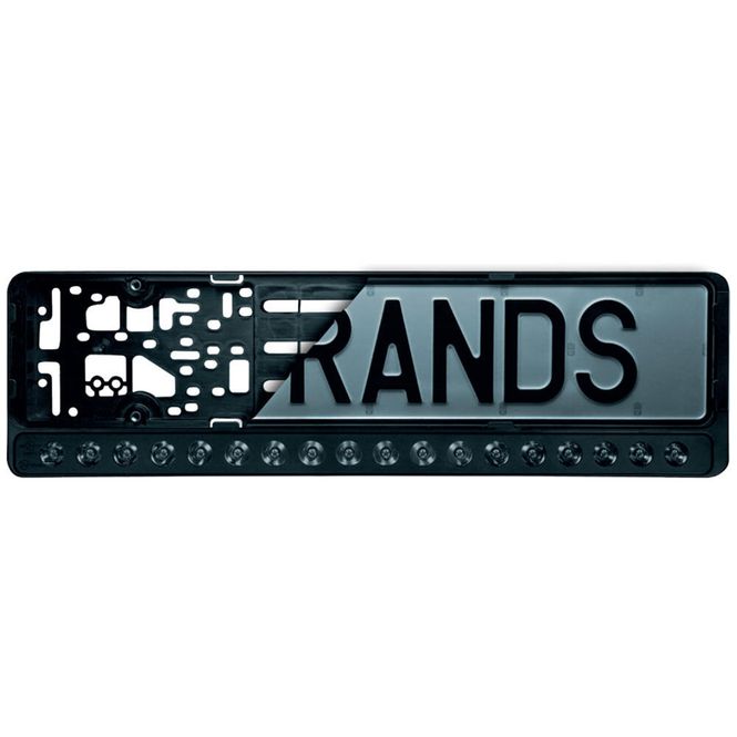Main Image NUUK E-LINE Black LICENSE PLATE LED BAR